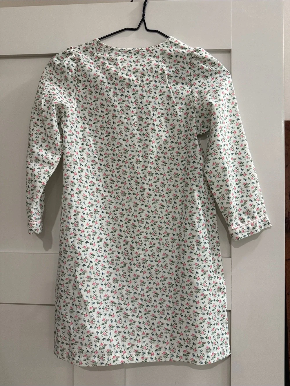 Polo by Ralph Lauren Kids White Floral Long-Sleeve Pajama Nightgown
